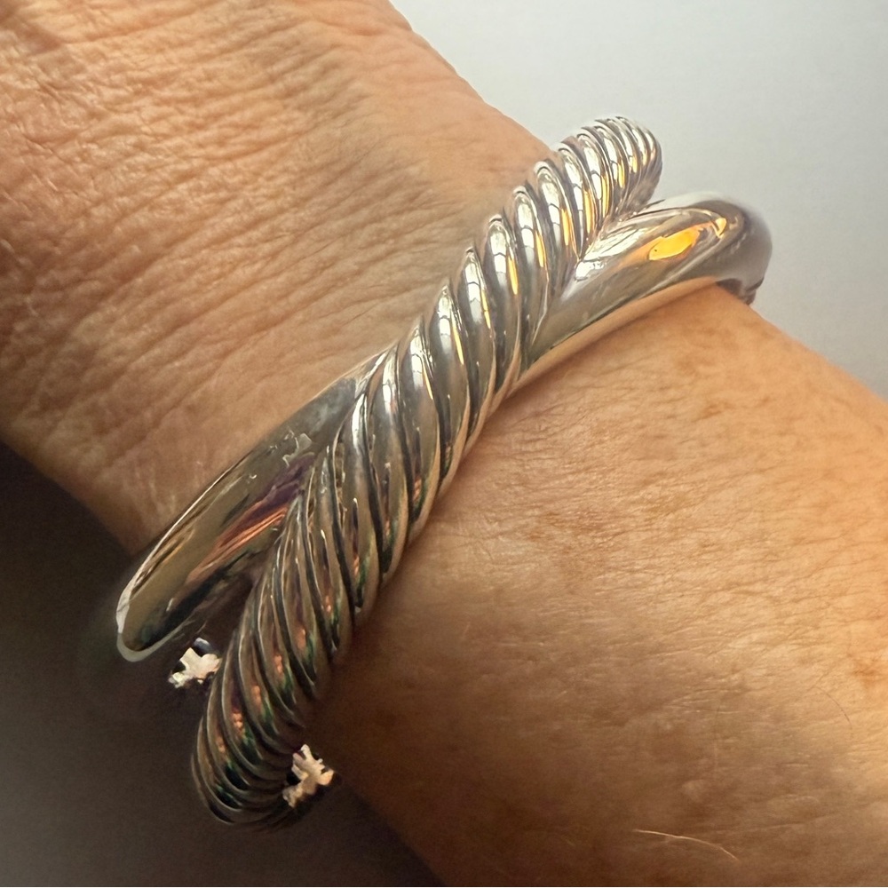 David Yurman Sterling Silver Twisted Cable Bracelet 927
